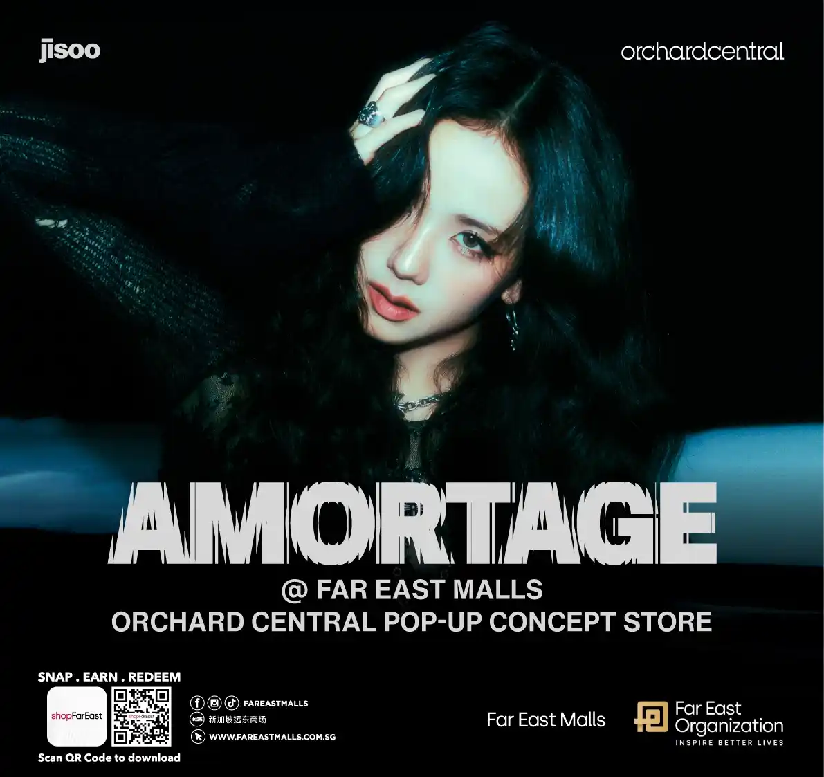 Image from GirlStyle Singapore | #1 Lifestyle & Beauty Media in SG: 【JISOO Appearance @ Orchard Central】‘AMORTAGE at Far East Malls’ Pop-U...