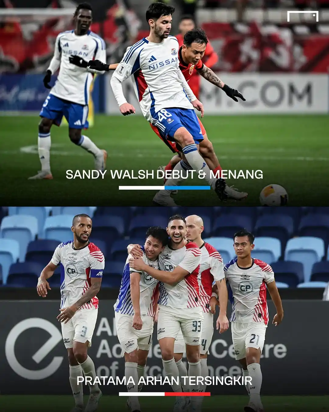 Image from GOAL Indonesia: Beda Nasib Bung 🫤  Sandy Walsh menjalani debut impresif bersama klub ...