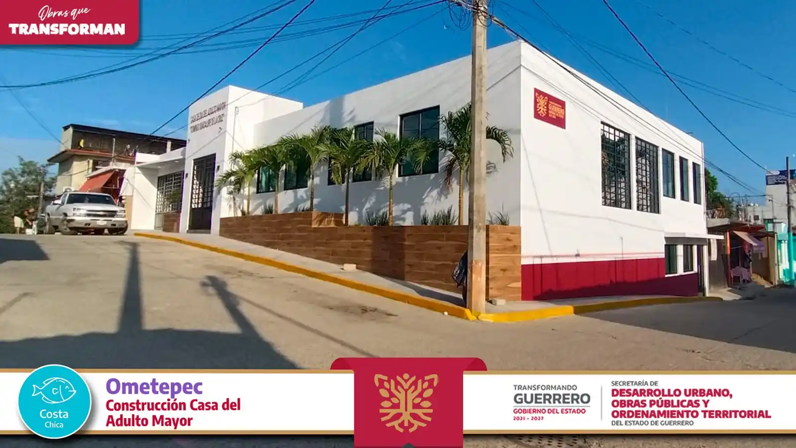 Image from Gobierno del Estado de Guerrero: Con los trabajos realizados para la construcción de la Casa del Adulto...