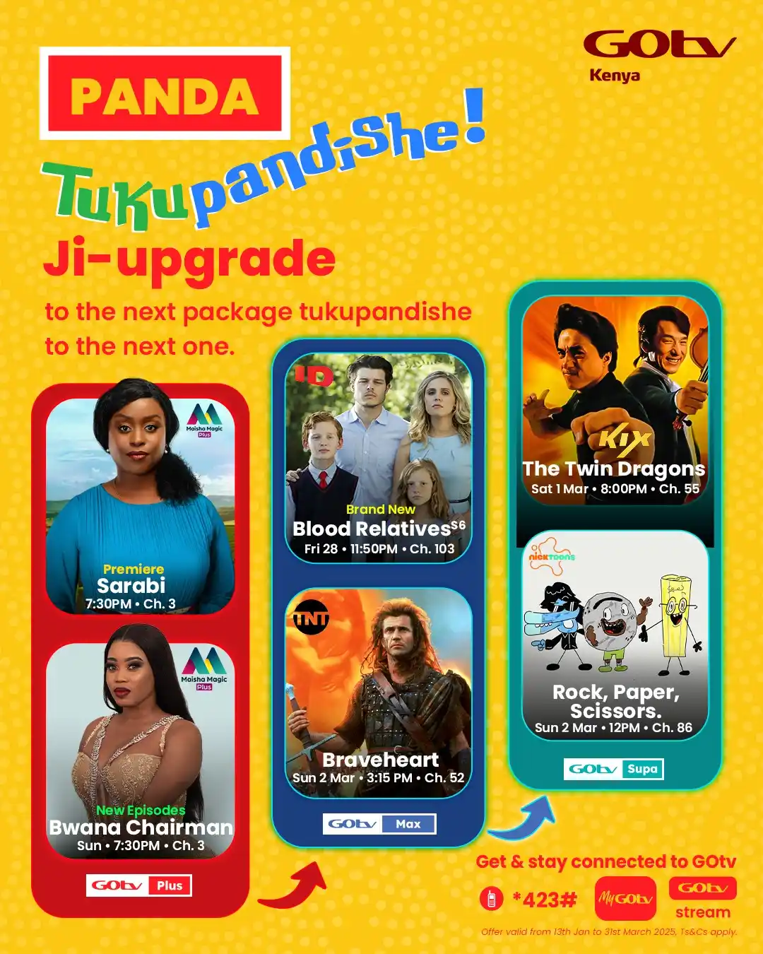 Image from GOtv Kenya: *🚨Hii Wiki iko packed with non-stop entertainment— Panda Tukupandishe...