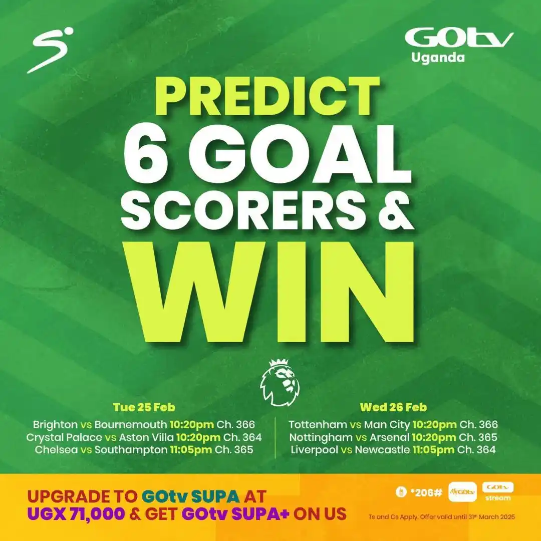 Image from GOtv Uganda: Kano kalala mu ko! Which 6 players will score in this game week! Let's...