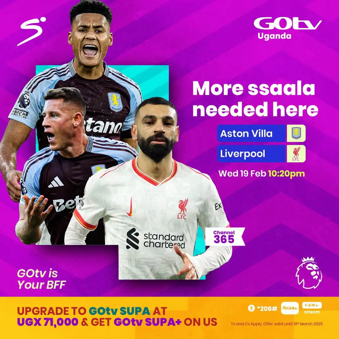 Image from GOtv Uganda: Can Liverpool move 10points clear?👀🍿  Yes 👉🏾 😎 No 👉🏾 😤  <a cla...
