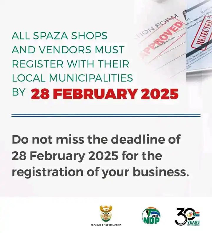Image from governmentza: 📢 HOW TO APPLY FOR A TRADING PERMIT 📝 Want to operate a spaza shop ...