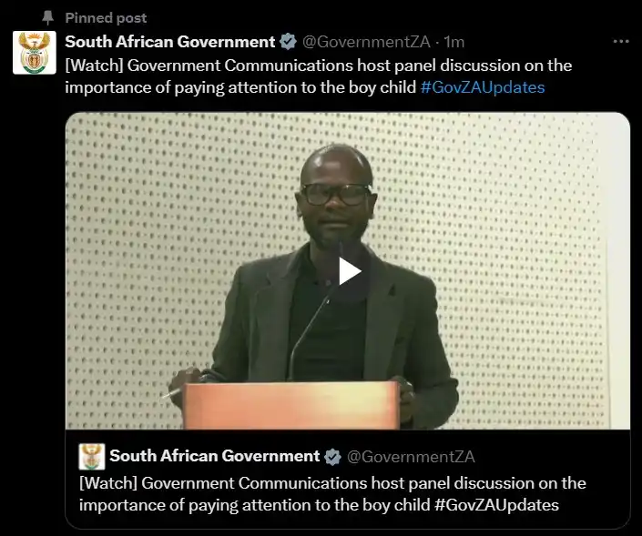 Image from governmentza: Follow proceedings here on South African Government socials. Click 🔗 ...