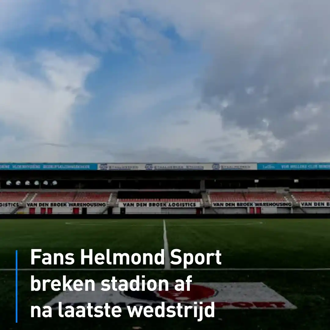 Image from Hart van Nederland: De sloop van het oude stadion van Helmond Sport is dankzij een aantal ...
