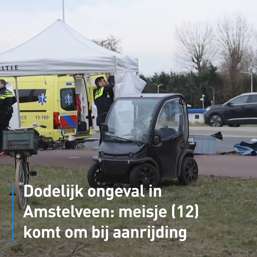 Image from Hart van Nederland: In Amstelveen heeft een ernstig verkeersongeval woensdagmiddag het lev...