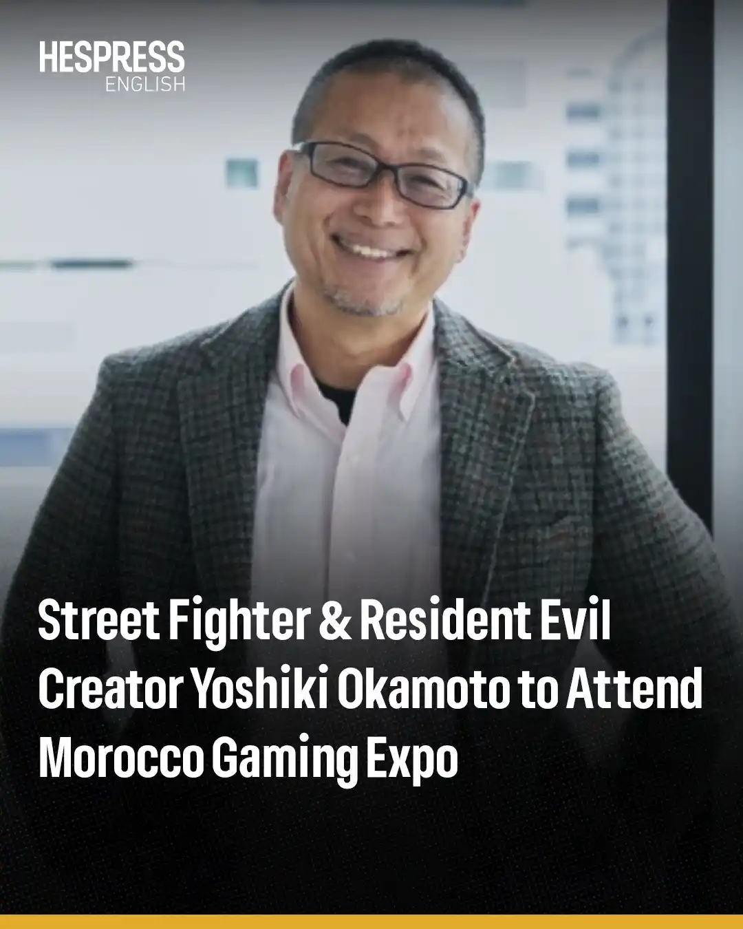 Image from Hespress English: Renowned Japanese video game designer Yoshiki Okamoto will be a specia...