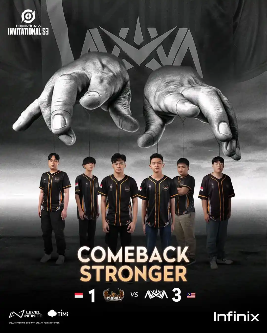 Image from Honor of Kings Indonesia: NICE TRY KAGENDRA 🫡 They fight till very end but @novaesportsgg ju...