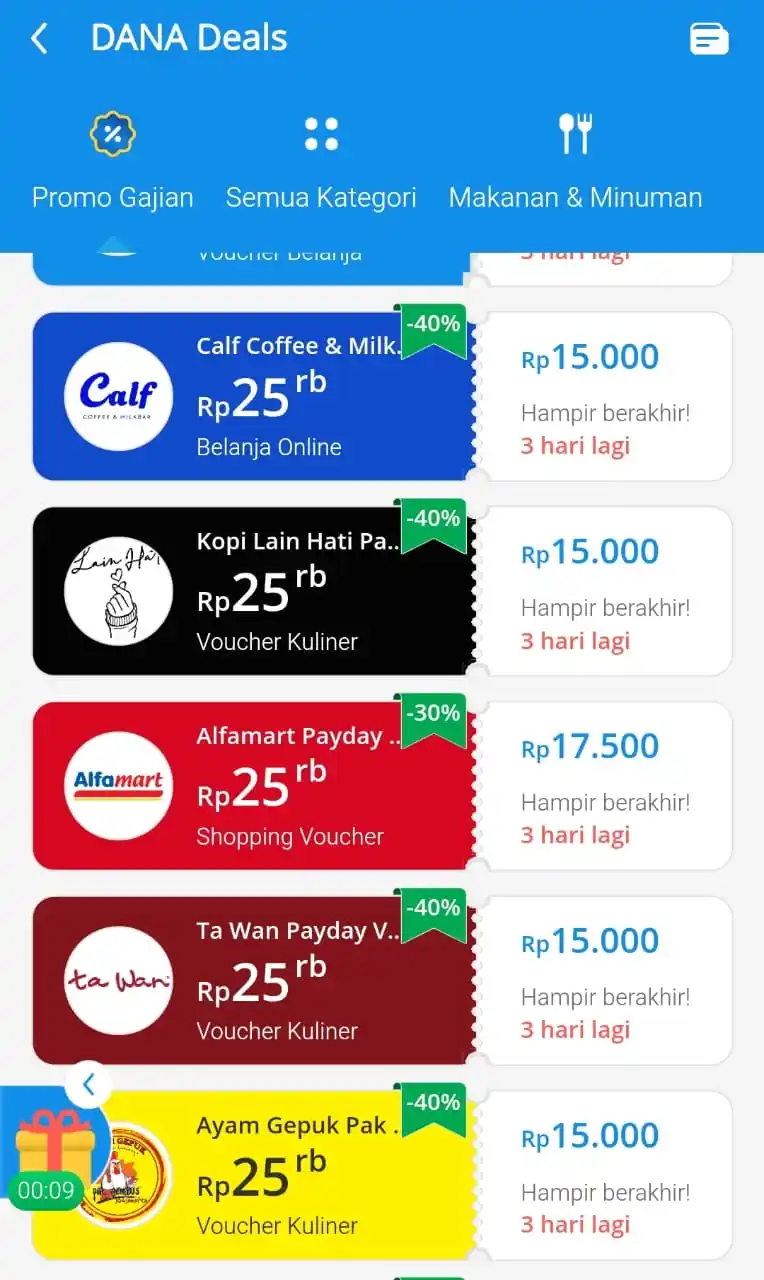 Image from Info Garapan Promo Indomaret Alfamart Racun Shopee Lazada Tokopedia Blibli Tiktok Superin Gojek Grab: Voucher Alfamart 25RB jdi 17.500 Ada Alfamidi dkk jugaa Lumayan, buka...
