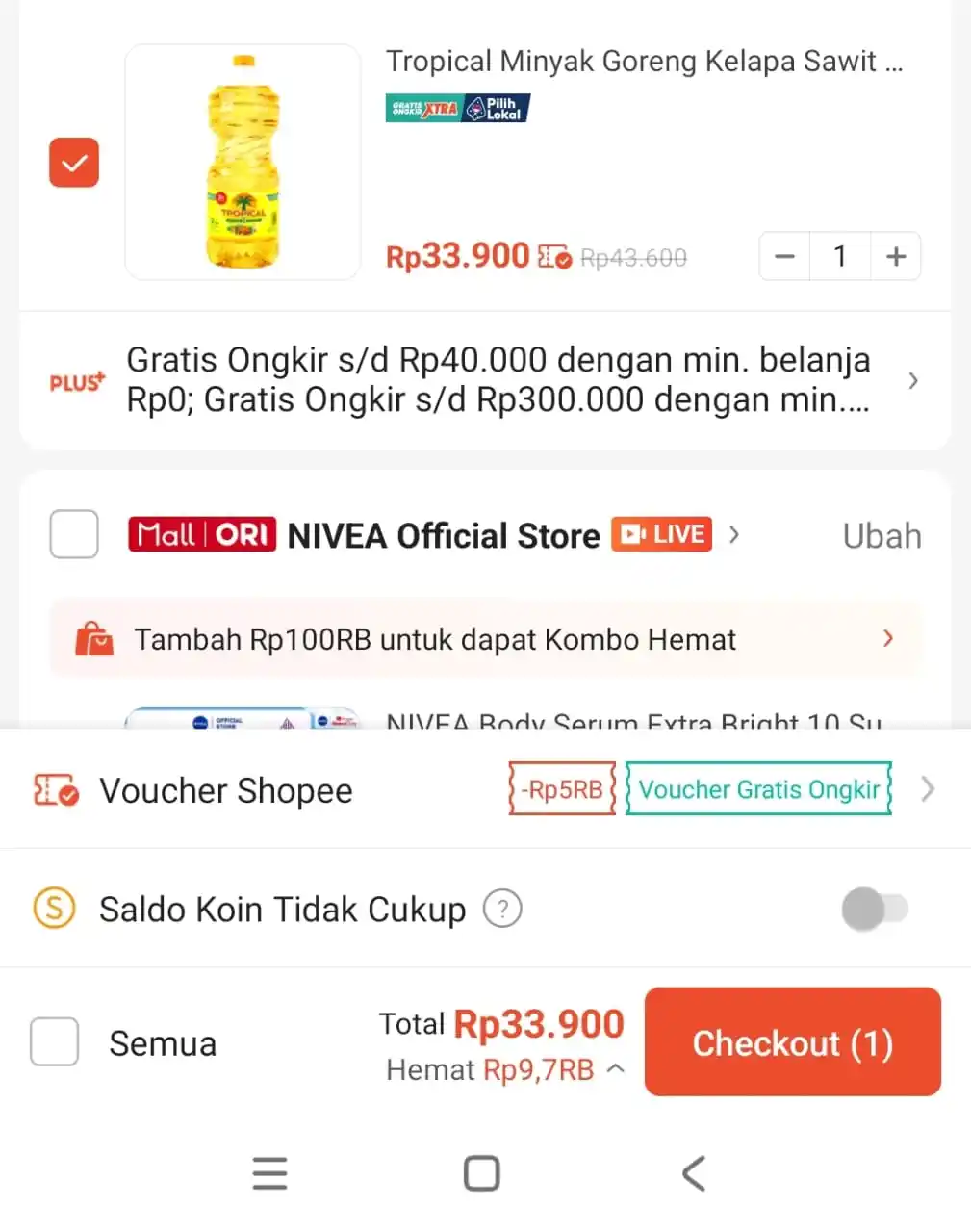 Image from Info Garapan Promo Indomaret Alfamart Racun Shopee Lazada Tokopedia Blibli Tiktok Superin Gojek Grab: Tropical 2L jdi 34rbn pake voc plus 5RB https://s.shopee.co.id/9f6Q5ey...