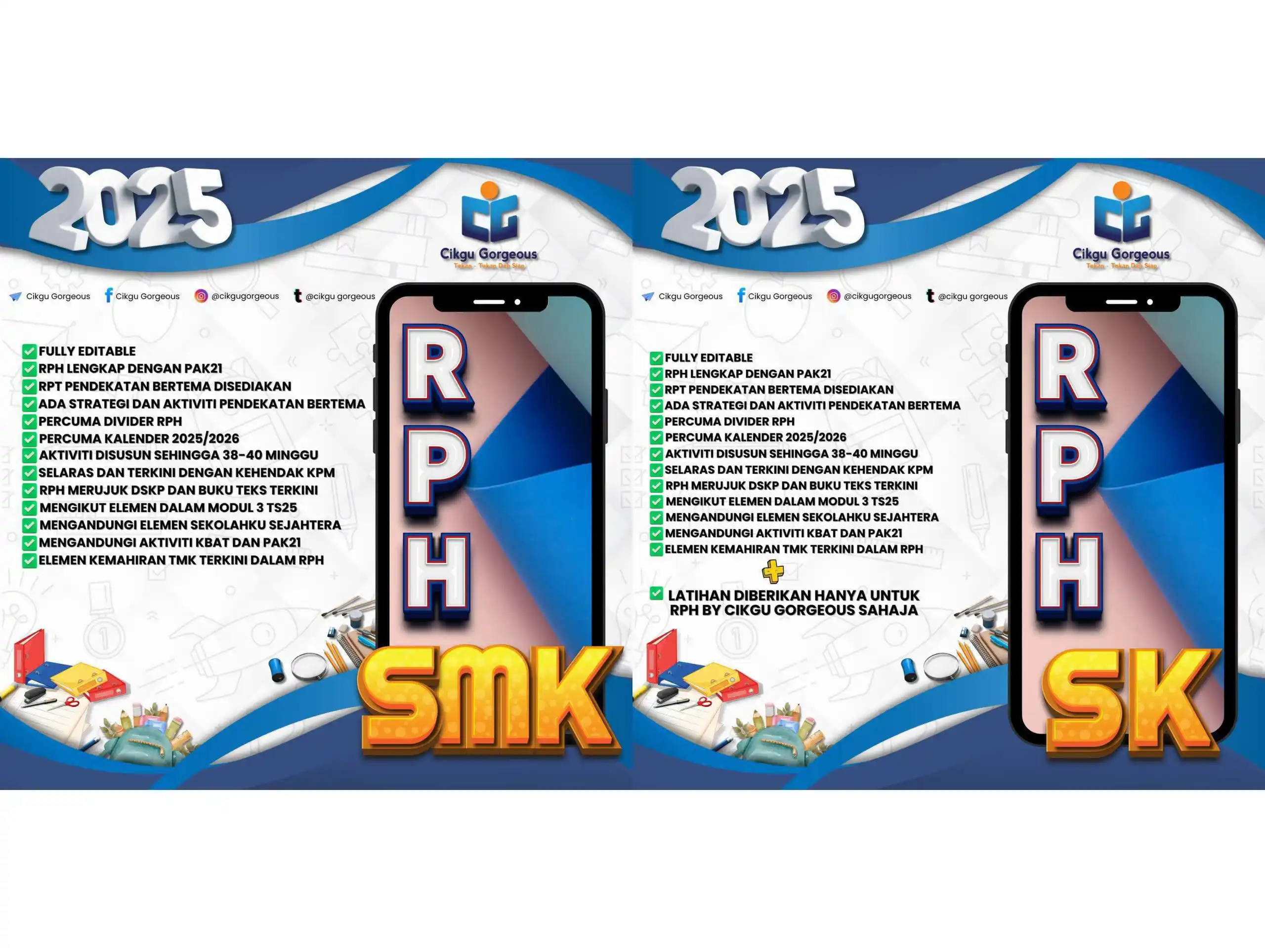 Image from INFO SPLKPM 2025: 📝_*RPH LENGKAP SK, SJK DAN SMK TAHUN 2025*_ ✅ *Tanda Nama Penjawat A...