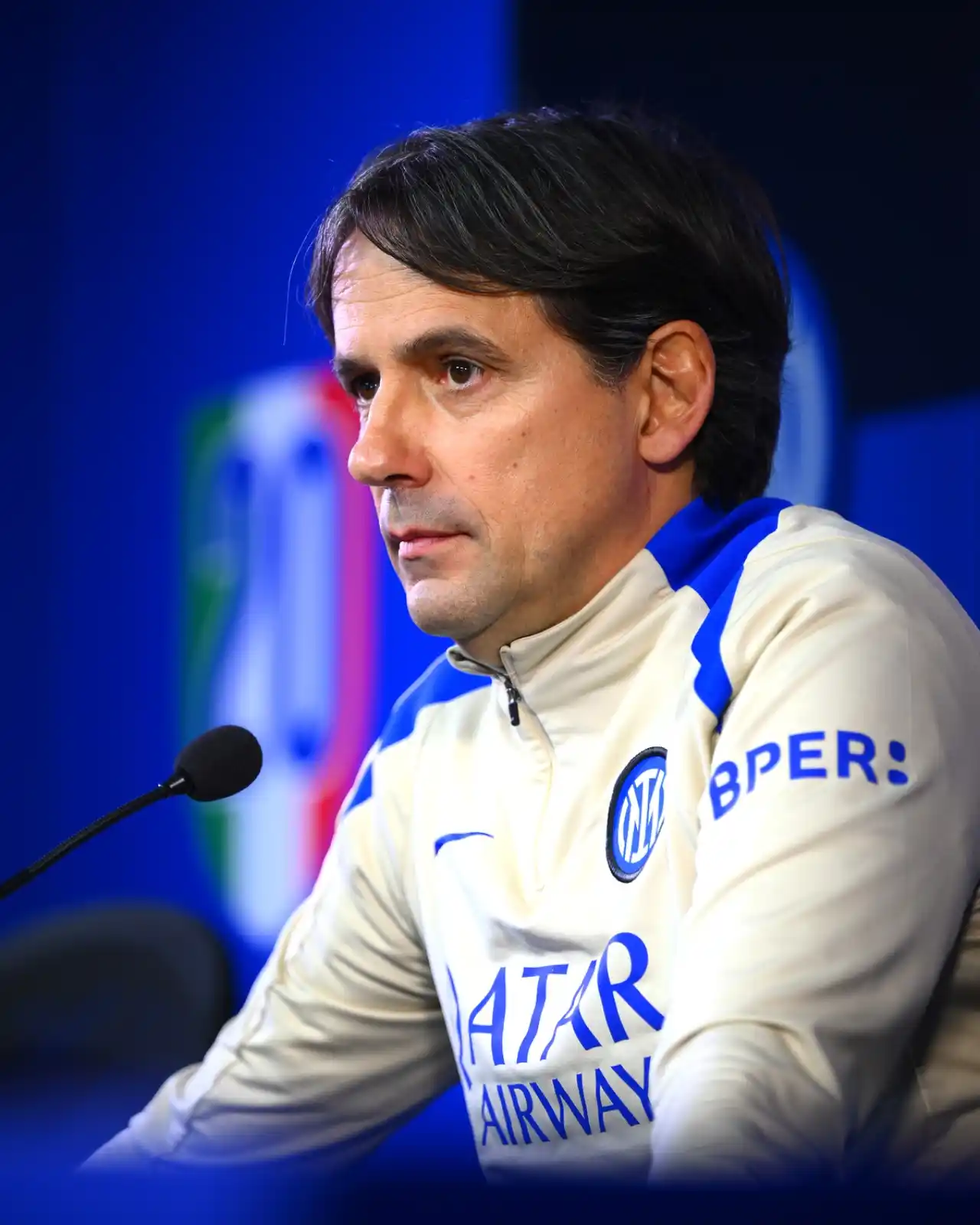 Image from Inter: Siamo live per la conferenza stampa di vigilia di <a class="text-blue-...