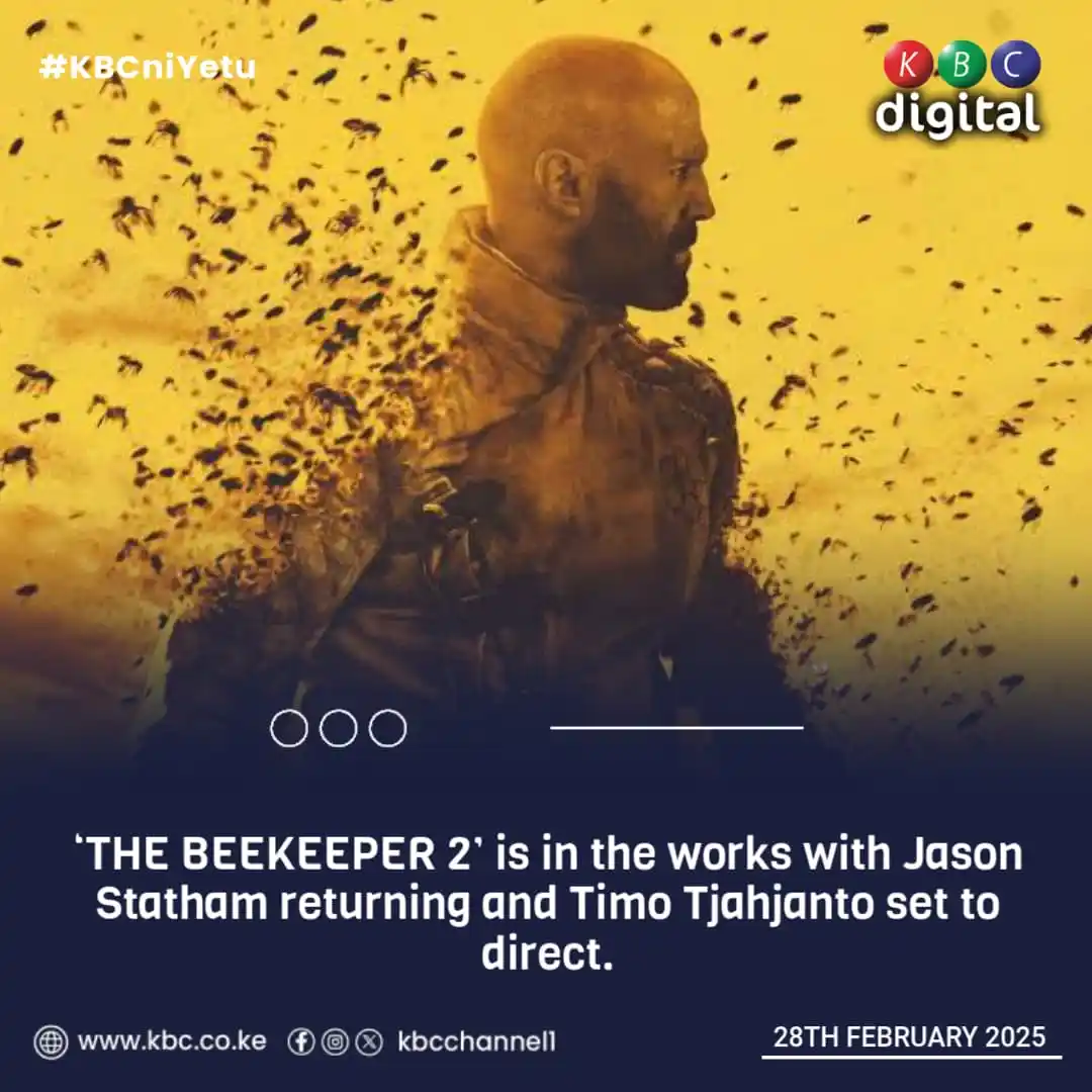Image from KBC Digital: ‘THE BEEKEEPER 2’ is in the works with Jason Statham returning and Tim...