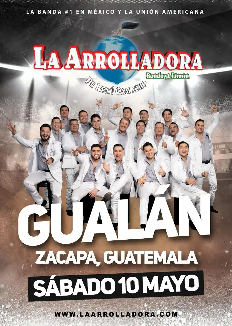 Image from La Arrolladora Banda El Limón : 🎉 ¡GUALÁN, ZACAPA, GUATEMALA! 🎉 Este 10 de mayo, celebremos a mamá ...