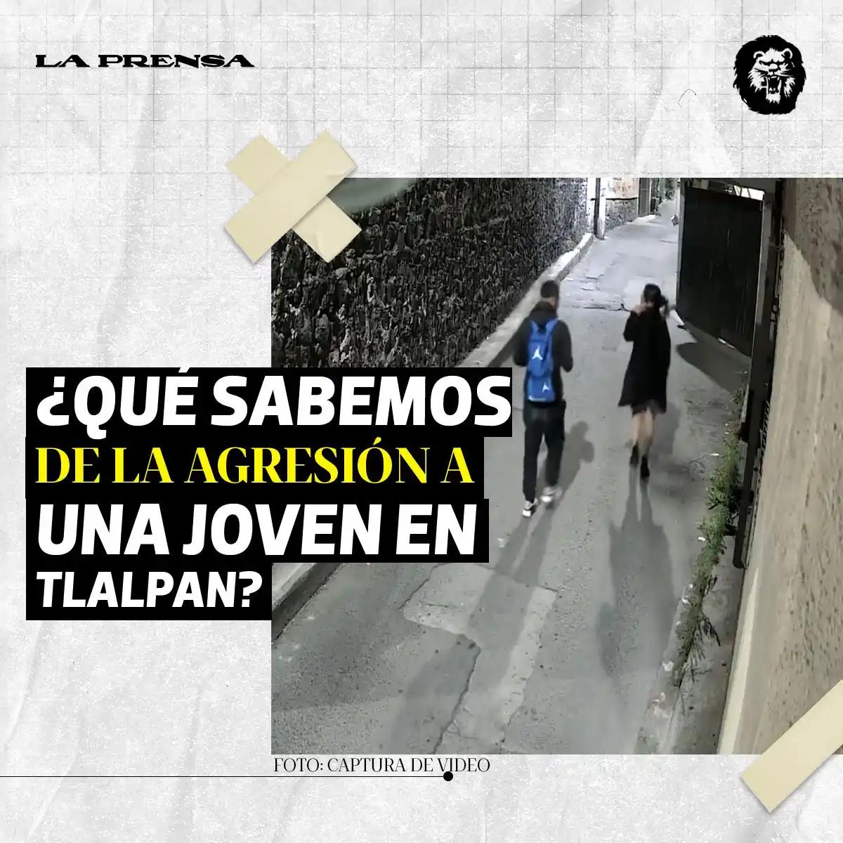 Image from LA PRENSA: Una agresión s3xual quedó registrada en video, en hechos ocurrido en c...