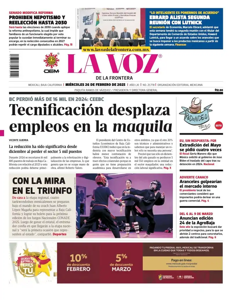 La Voz de la Frontera post