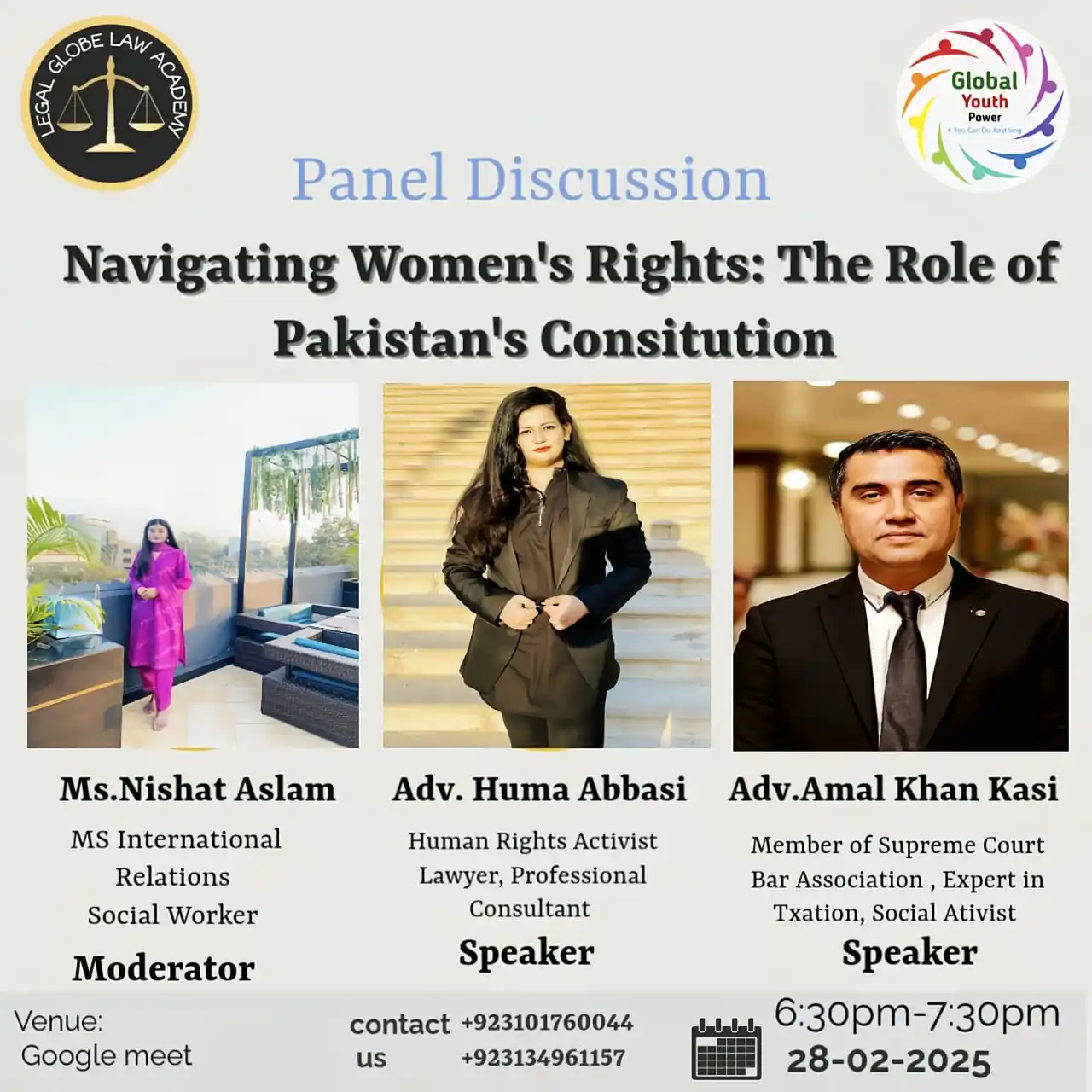 Image from LEGAL GLOBE LAW ACADEMY: 🌟 *Invitation to Register: Panel Discussion on "Navigating Women's Ri...