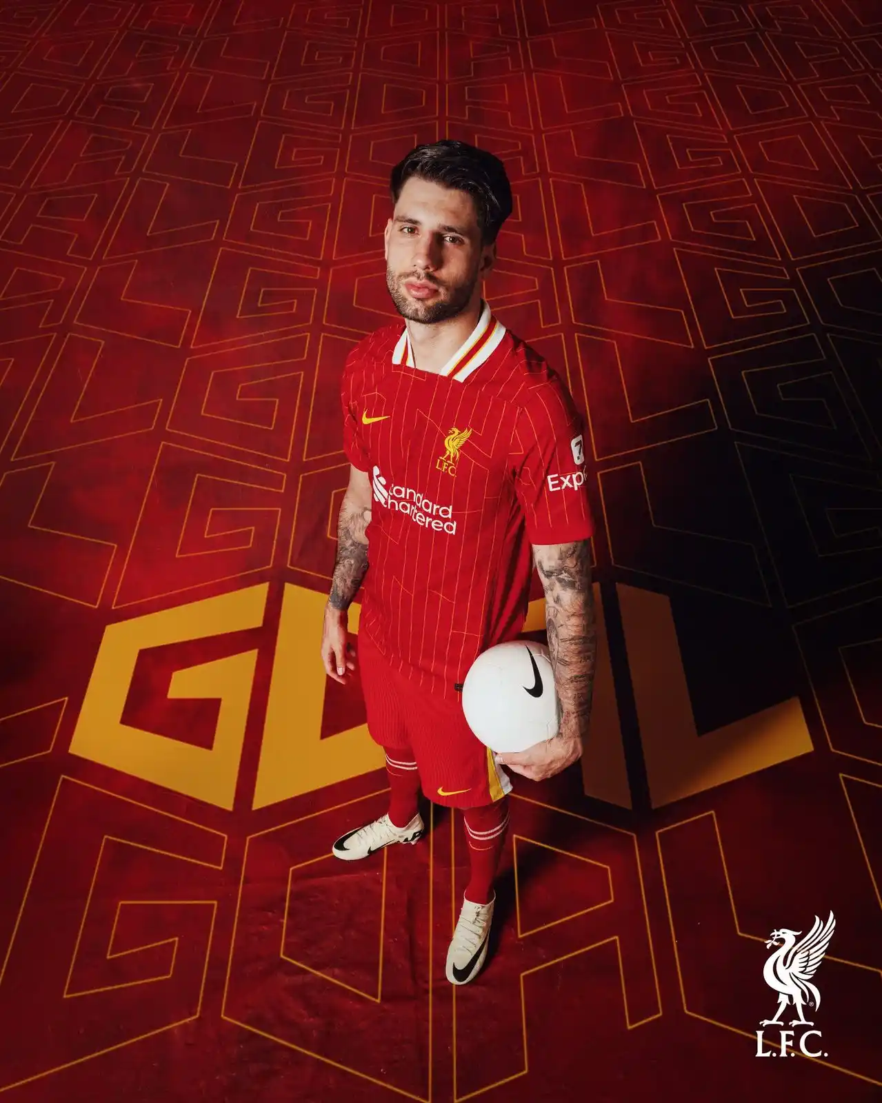 Image from  Liverpool FC Português: 11’ - SZOBOSZLAI ABRE O PLACAR PARA O LIVERPOOL EM ANFIELD!!  [1-0] <a...