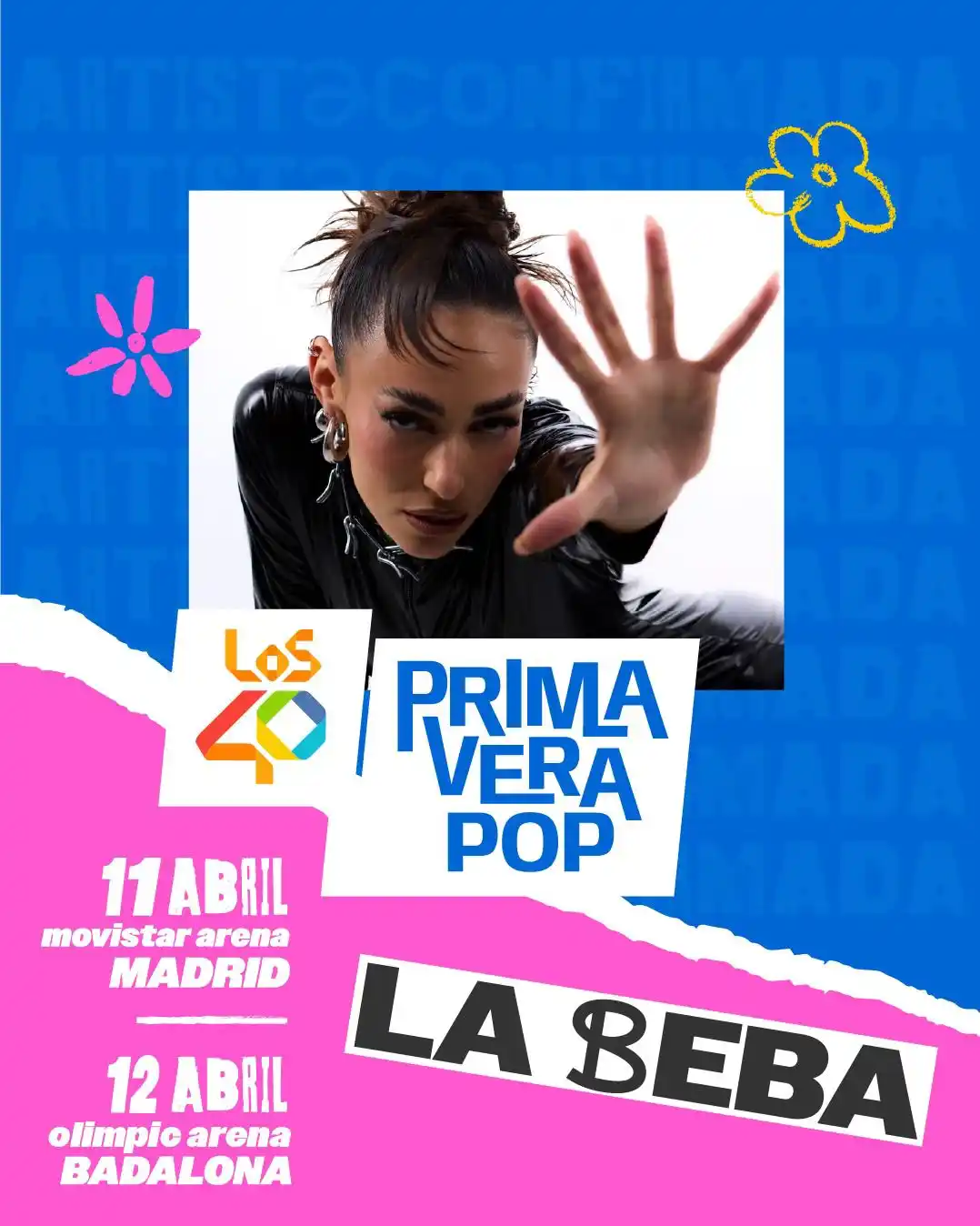 Image from LOS40: ❤️🔥 La Beba también se viene a la fiesta de la primavera 🥳 ¡Los pró...