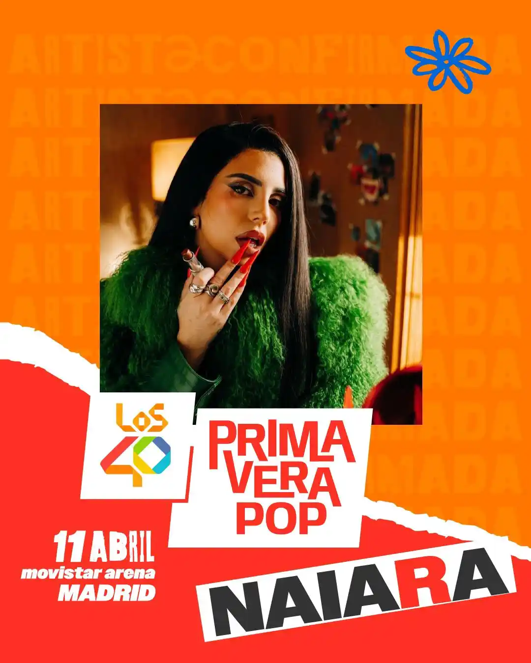 Image from LOS40: MADRID, ¿estás preparada? 🎉 NAIARA se suma al cartel de <a class="tex...