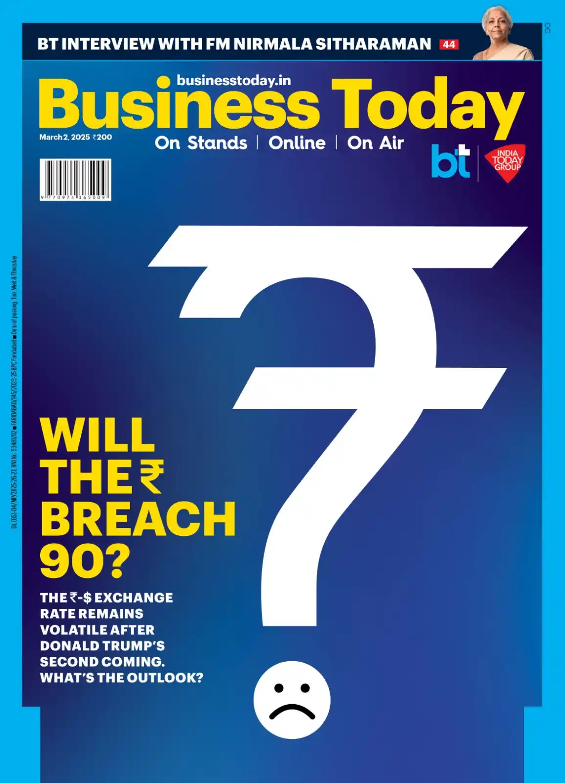 Image from Market Today: *📚📖 Business Today Magazine | As India grapples with a weakening rup...
