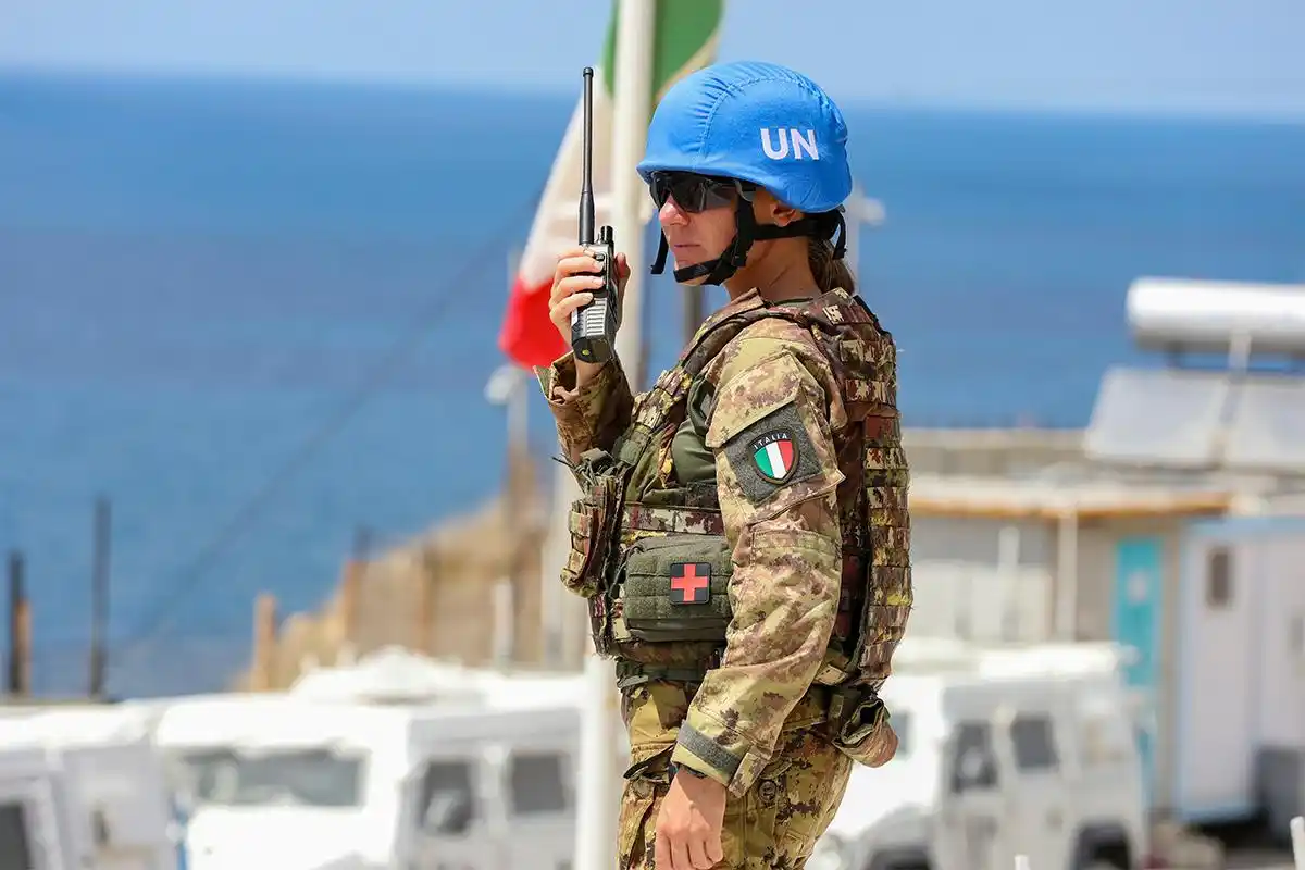 Image from Ministero della Difesa: "Nel delicato contesto geopolitico il vostro contributo in *Libano UNI...
