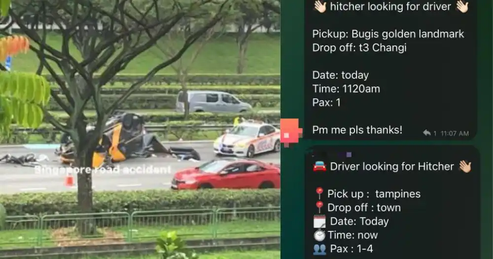 Image from Mothership: Here are some stories from today: 1️⃣ Avoid unlicensed carpooling ser...