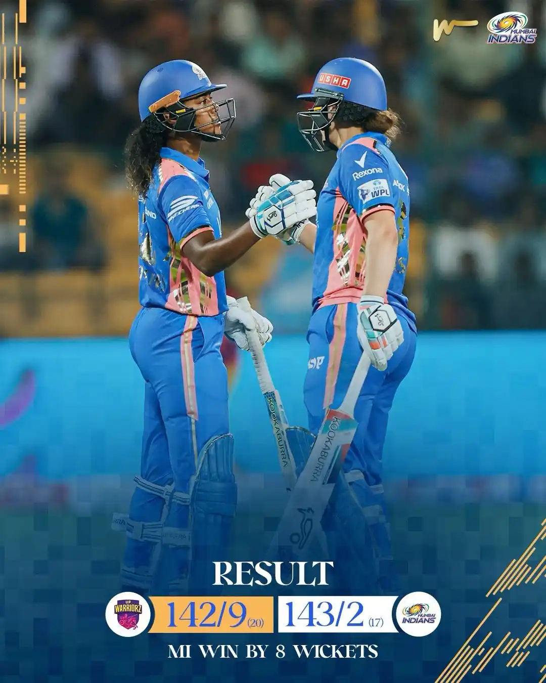 Image from Mumbai Indians: 𝐉𝐢𝐧𝐤𝐥𝐨 x 3️⃣ 🥳 <a class="text-blue-500 hover:underline cursor-...