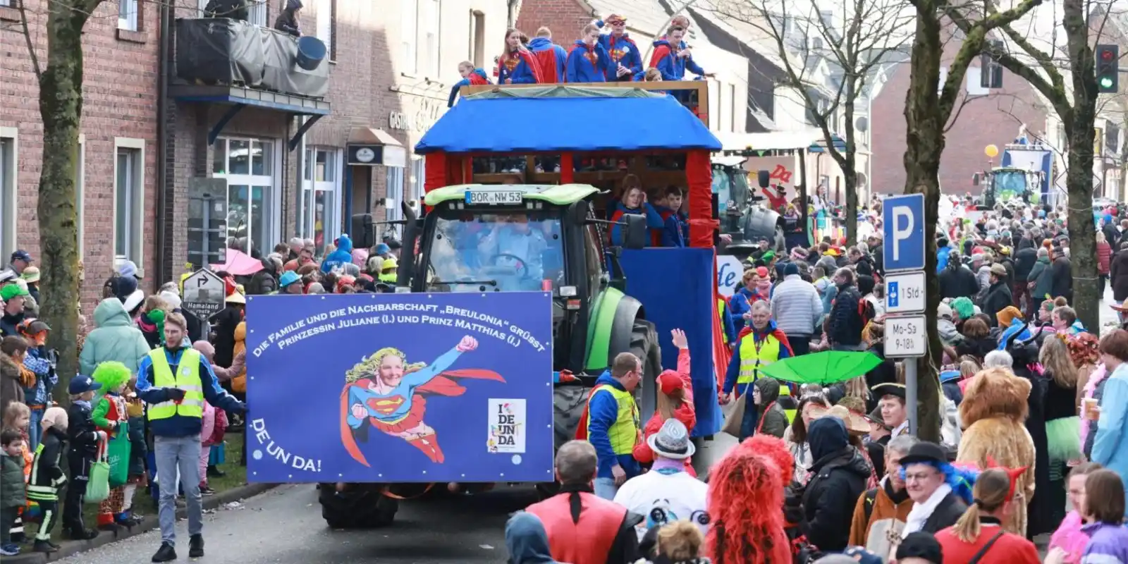 Image from Münsterland Zeitung: 🥳🎊 *Startzeiten, Strecken, Straßensperren: Alles zu den Karnevalsumz...