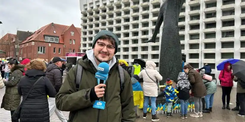Image from Münsterland Zeitung: 🇺🇦 *Live: Ahaus zeigt Solidarität - Kundgebungen für Ukraine auf dem...