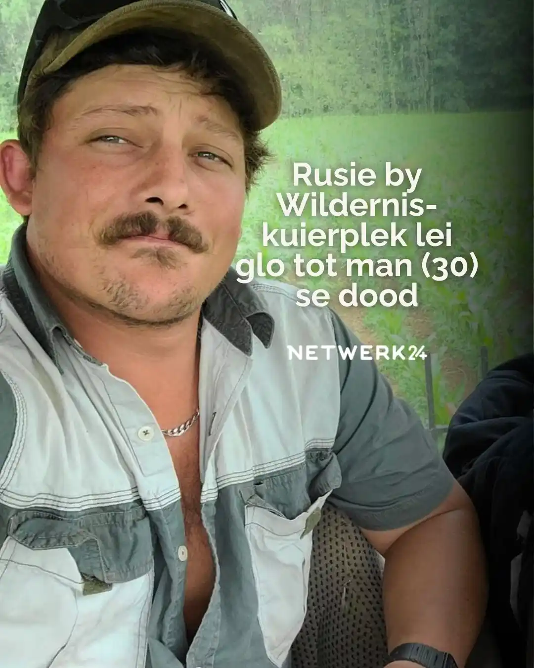 Image from Netwerk24 : ’n Rusie by ’n kuierplek in Wildernis het glo daartoe aanleiding gegee...