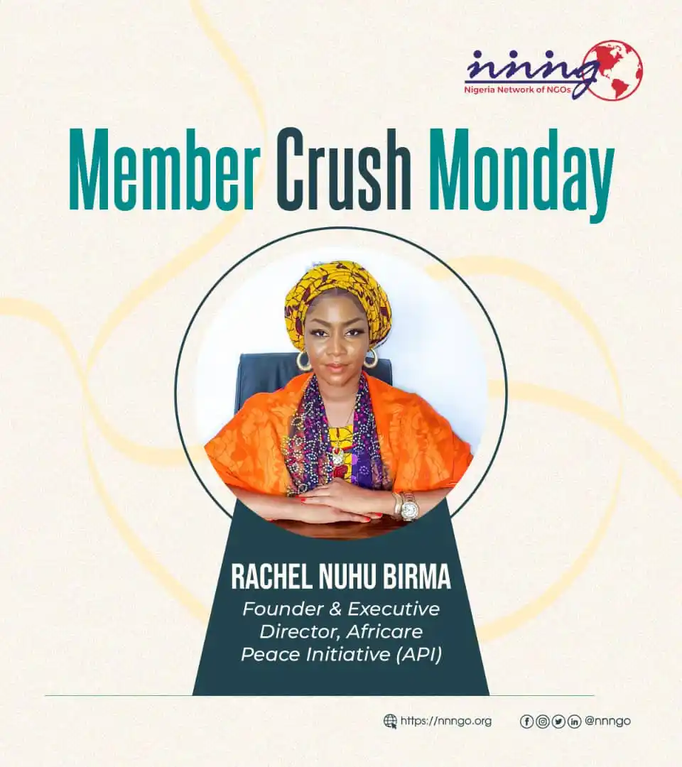 Image from Nigeria Network of NGOs: A peacebuilder, journalist, and advocate for social change, an advocat...