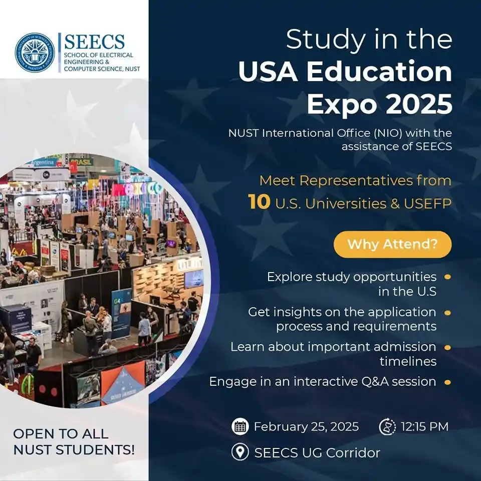 Image from NUST: NUST is hosting the USA Education Expo 2025! Organized by the NUST ...