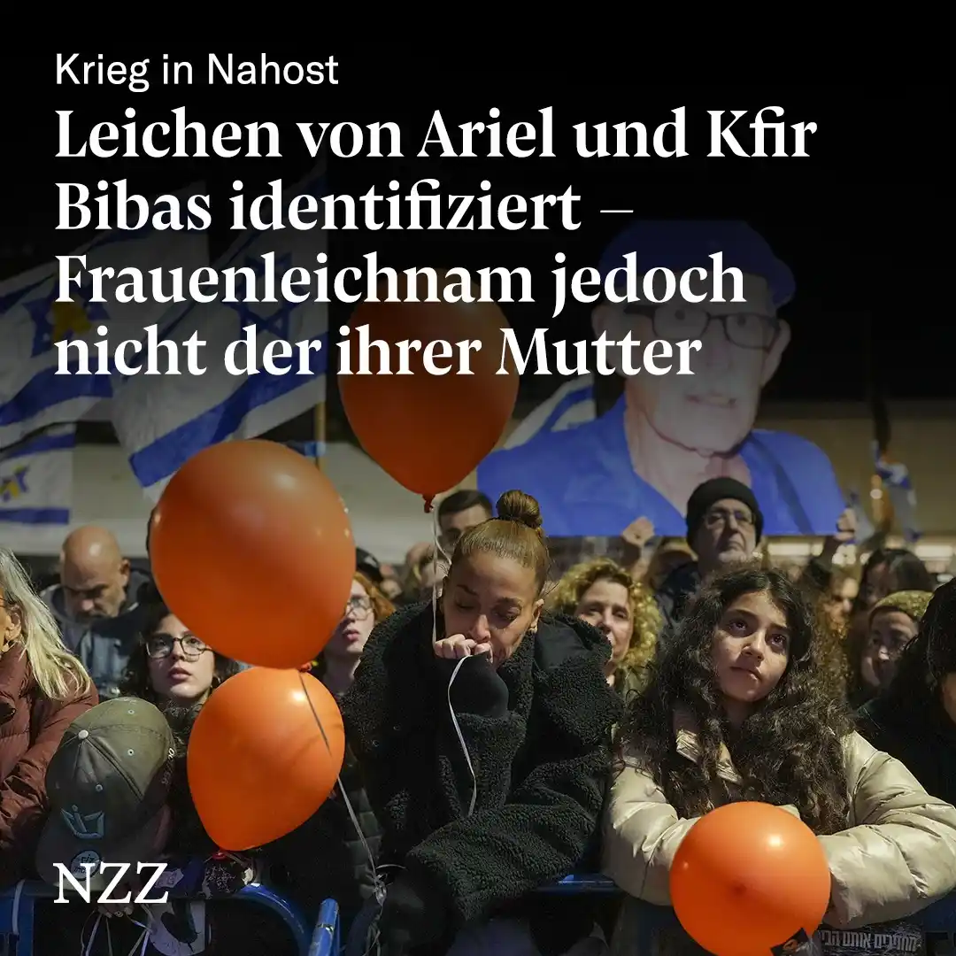 Image from NZZ: 👉 Das Wichtigste am Morgen *Empörung über anonyme Geisel-Leiche:* Be...