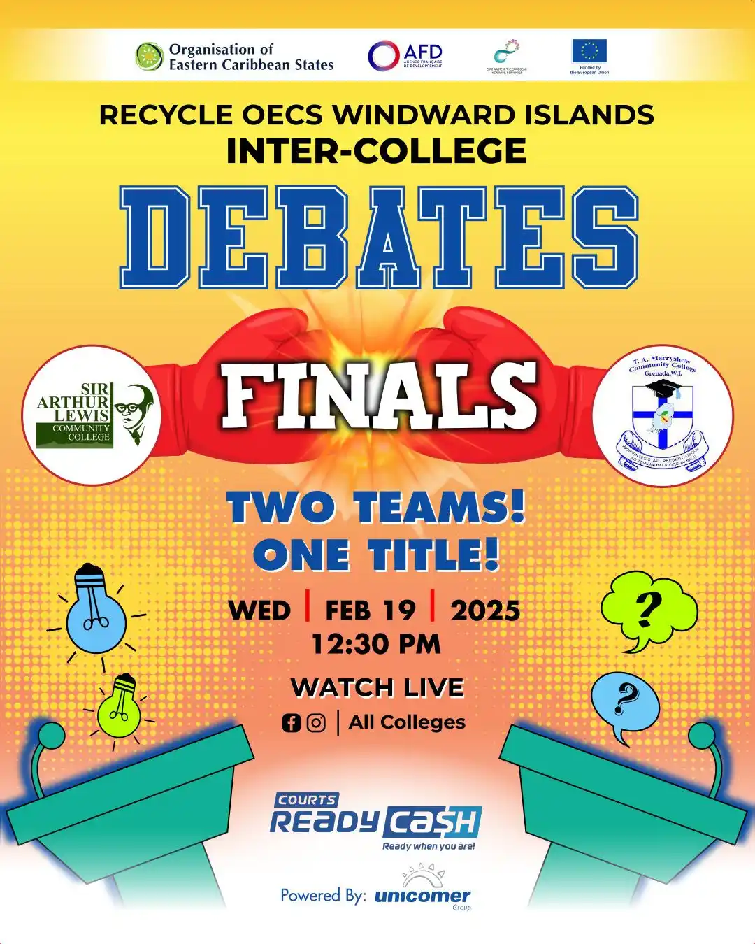 Image from OECS Commission: **🔥 Tomorrow is the Day! The Recycle OECS Windward Islands Inter-Coll...