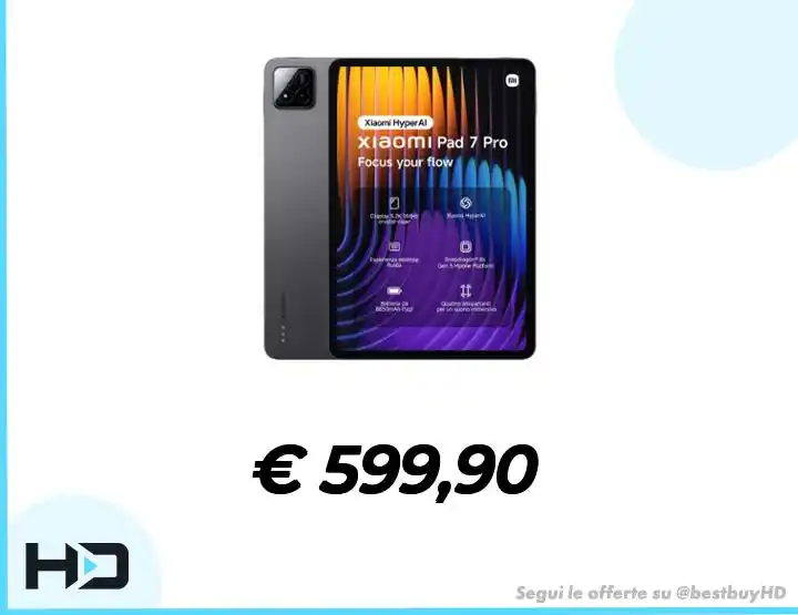 Image from OfferteHD: *NOVITÀ XIAOMI!*  *Xiaomi Pad 7 Pro, (Tablet) display da 11.2 pollici,...