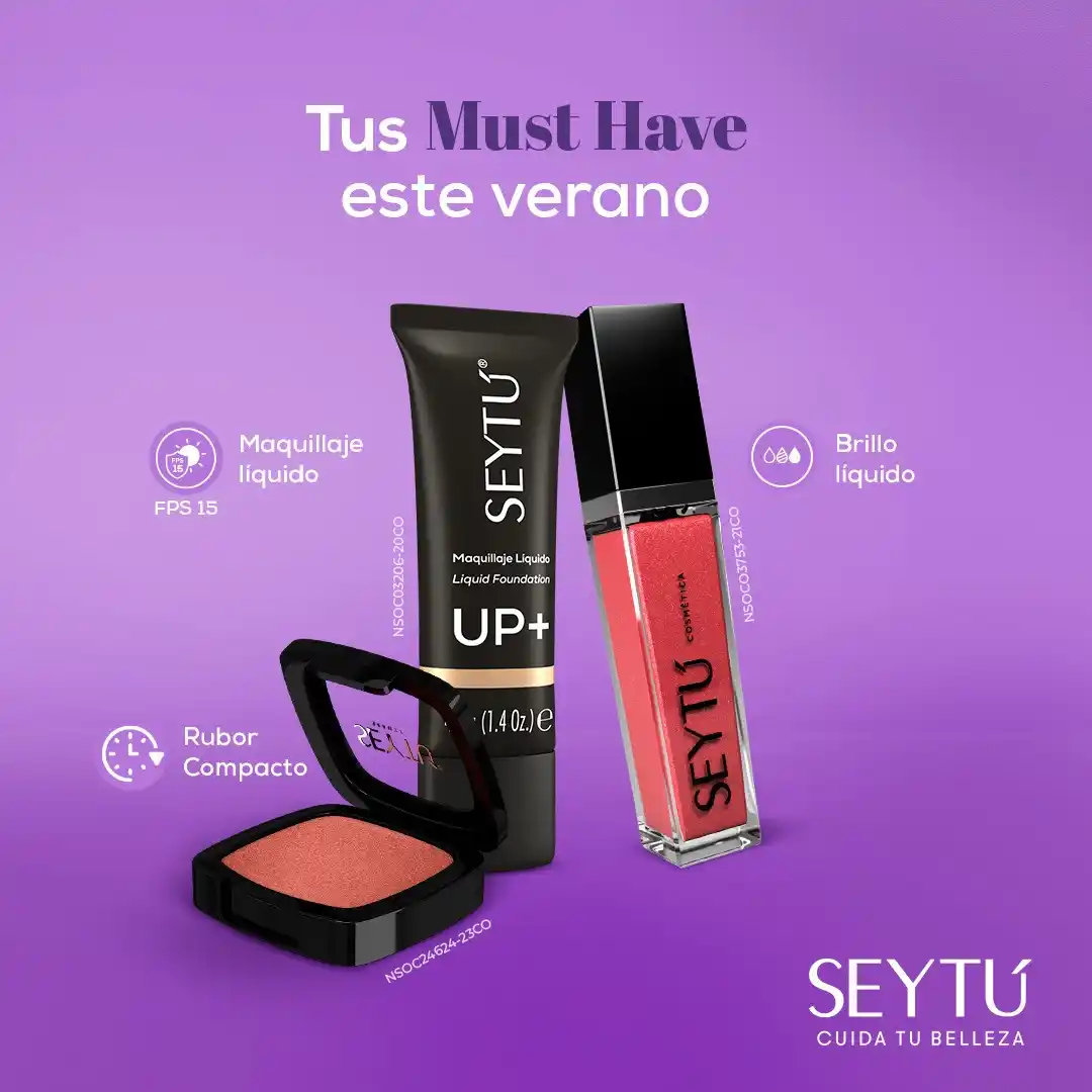 Image from OMNILIFE Perú Oficial: ¡Sol, *Maquillaje Líquido, rubor compacto y brillo labial* son todo lo...