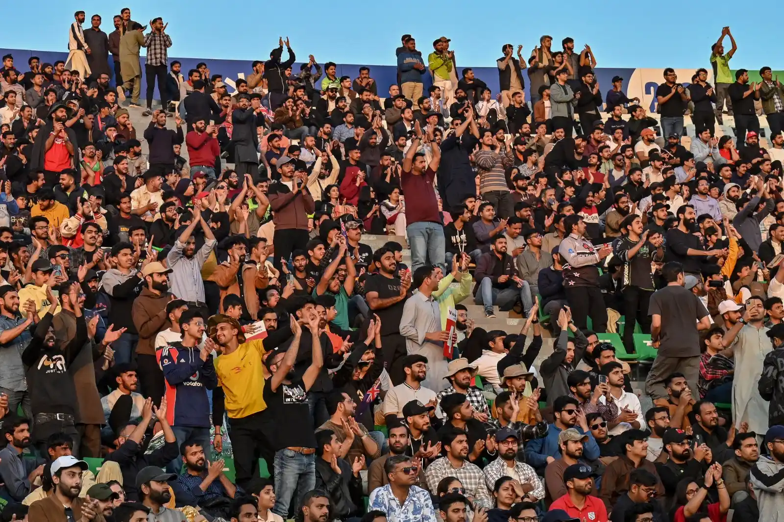 Image from Pakistan Cricket Team: 🏏 Enjoying the cricket action 💫 Lahore fans creating an electrifyin...