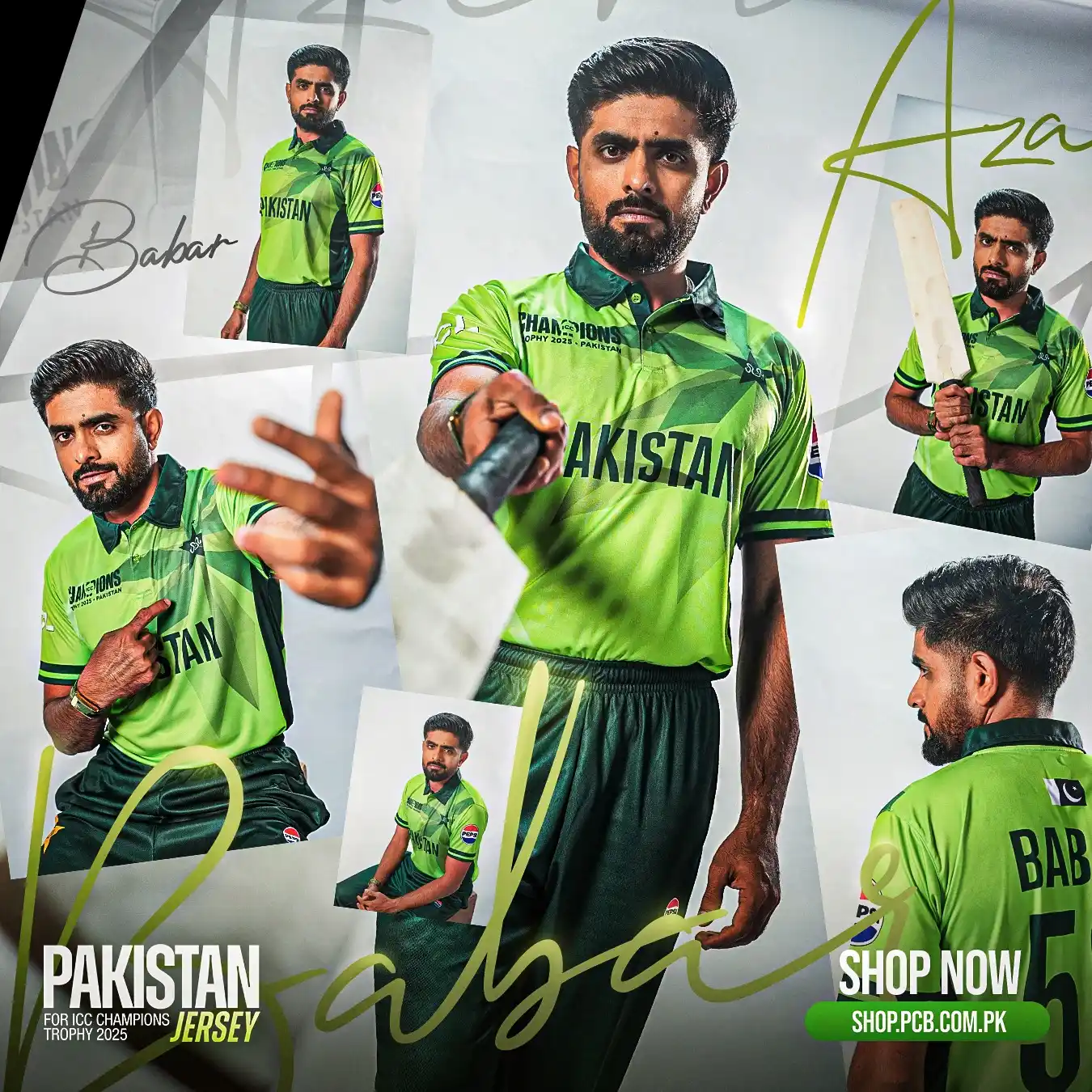 Image from Pakistan Cricket Team: Game day support in the green shirt! 🎽💚 Get the official Pakistan j...