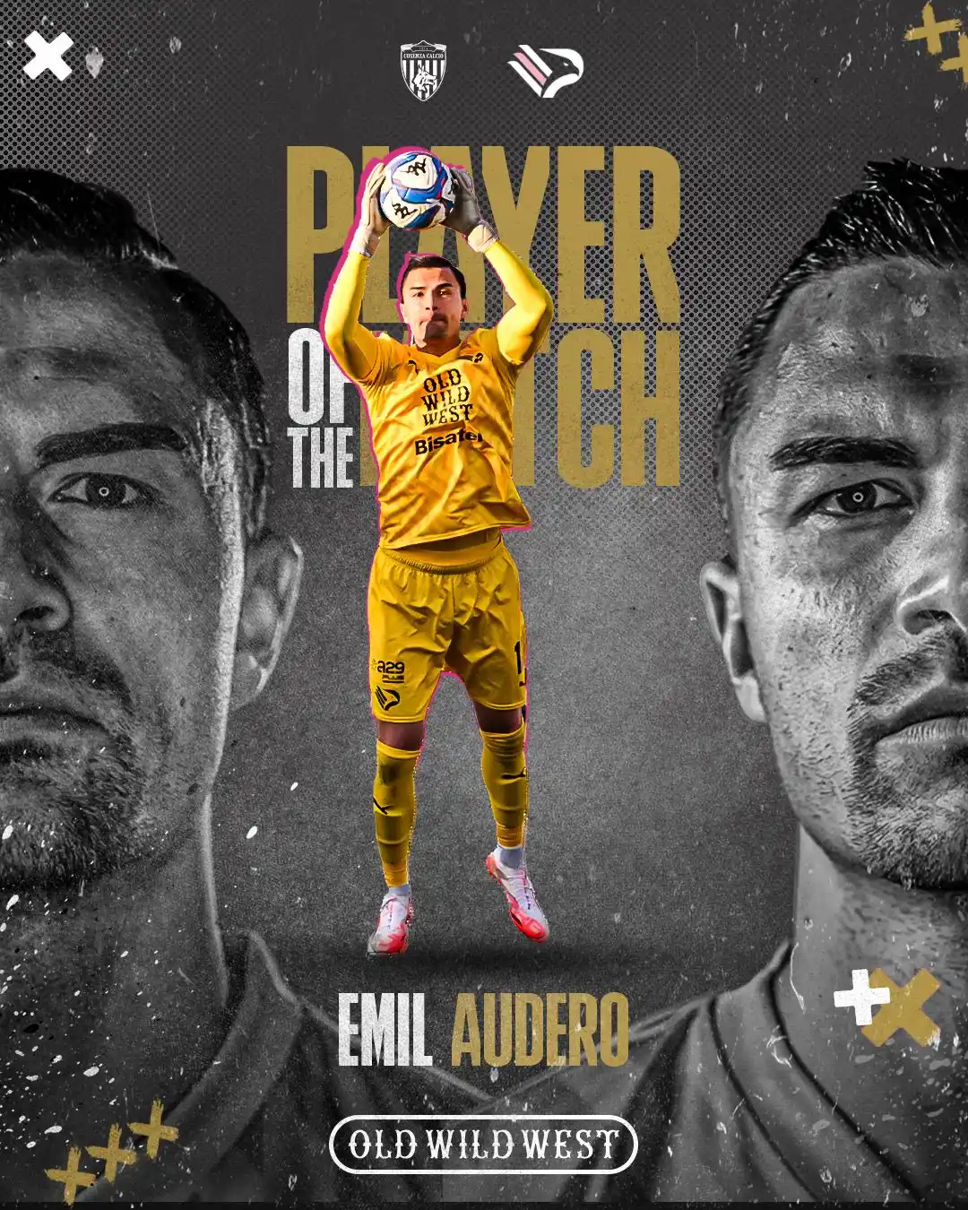 Image from Palermo FC: 𝗣𝗹𝗮𝘆𝗲𝗿 𝗼𝗳 𝘁𝗵𝗲 𝗺𝗮𝘁𝗰𝗵 🏅 Emil Audero è stato il rosaner...