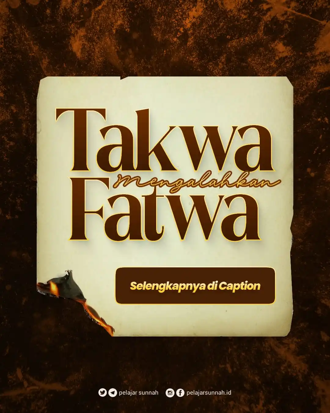 Image from PELAJAR SUNNAH: TAKWA MENGALAHKAN FATWA (التقوى غلبت الفتوى) Banyak dari permasalahan...