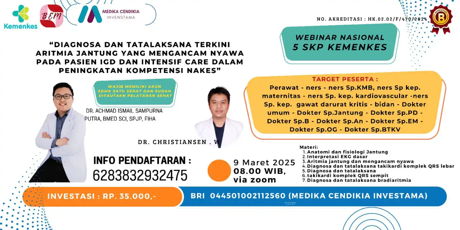 Image from Pemburu SKP Kemenkes: *WEBINAR SKP KEMENKES 9 MARET 2025* *A. WEBINAR DIAGNOSA DAN TATALA...