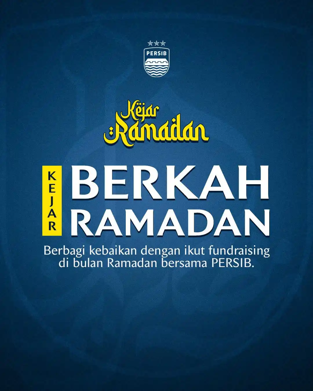 Image from PERSIB: 💙 Bobotoh, Saatnya Berbagi di Bulan Ramadan! 💙 Mari ikut serta dala...