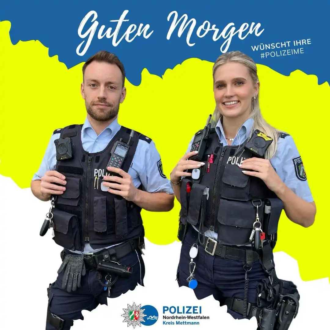 Image from Polizei NRW Mettmann: Guten Morgen zusammen! 🙂 Am heutigen Tag der Märchen in den USA vers...
