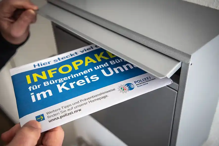 Image from Polizei NRW Unna: 🗣️Information der Kreispolizeibehörde Unna: 📮Postwurfsendung in Be...