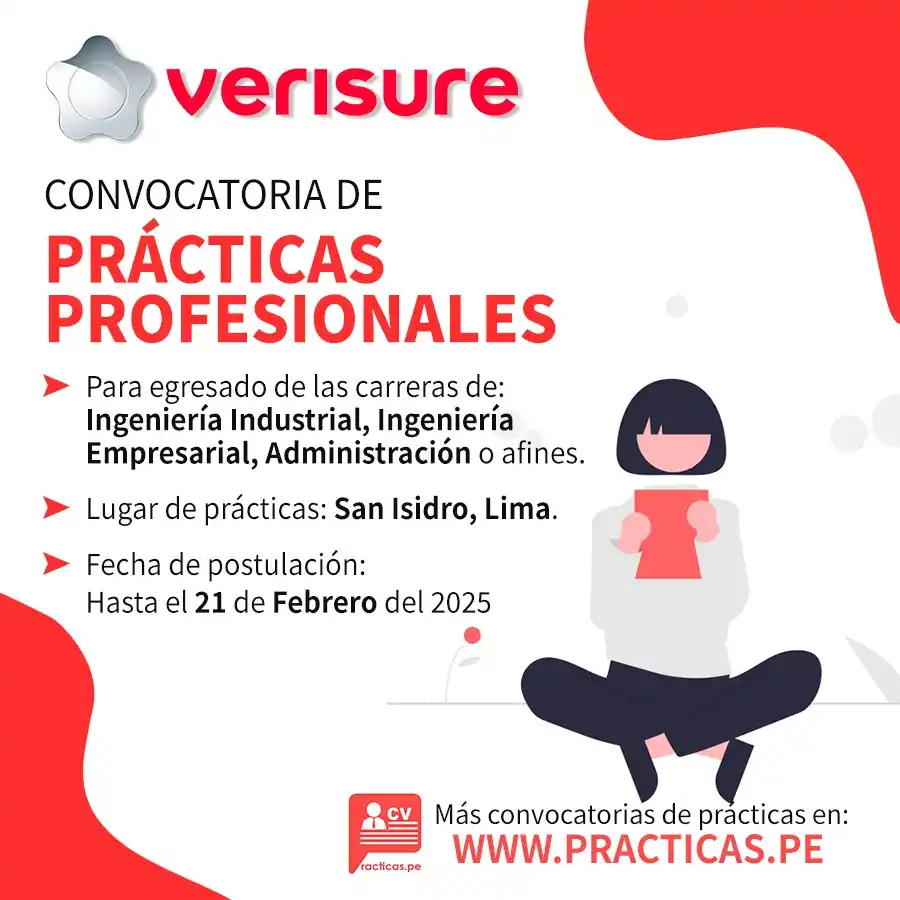 Image from Prácticas Profesionales Perú: Más información en: https://www.practicas.pe/oferta-practicante-profes...