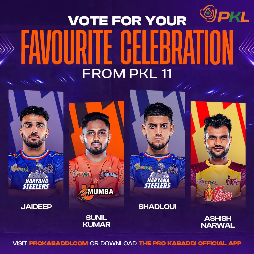 Image from Pro Kabaddi League: *Iconic moments, elevated by epic celebrations 🤩🤌* Watch the celebr...