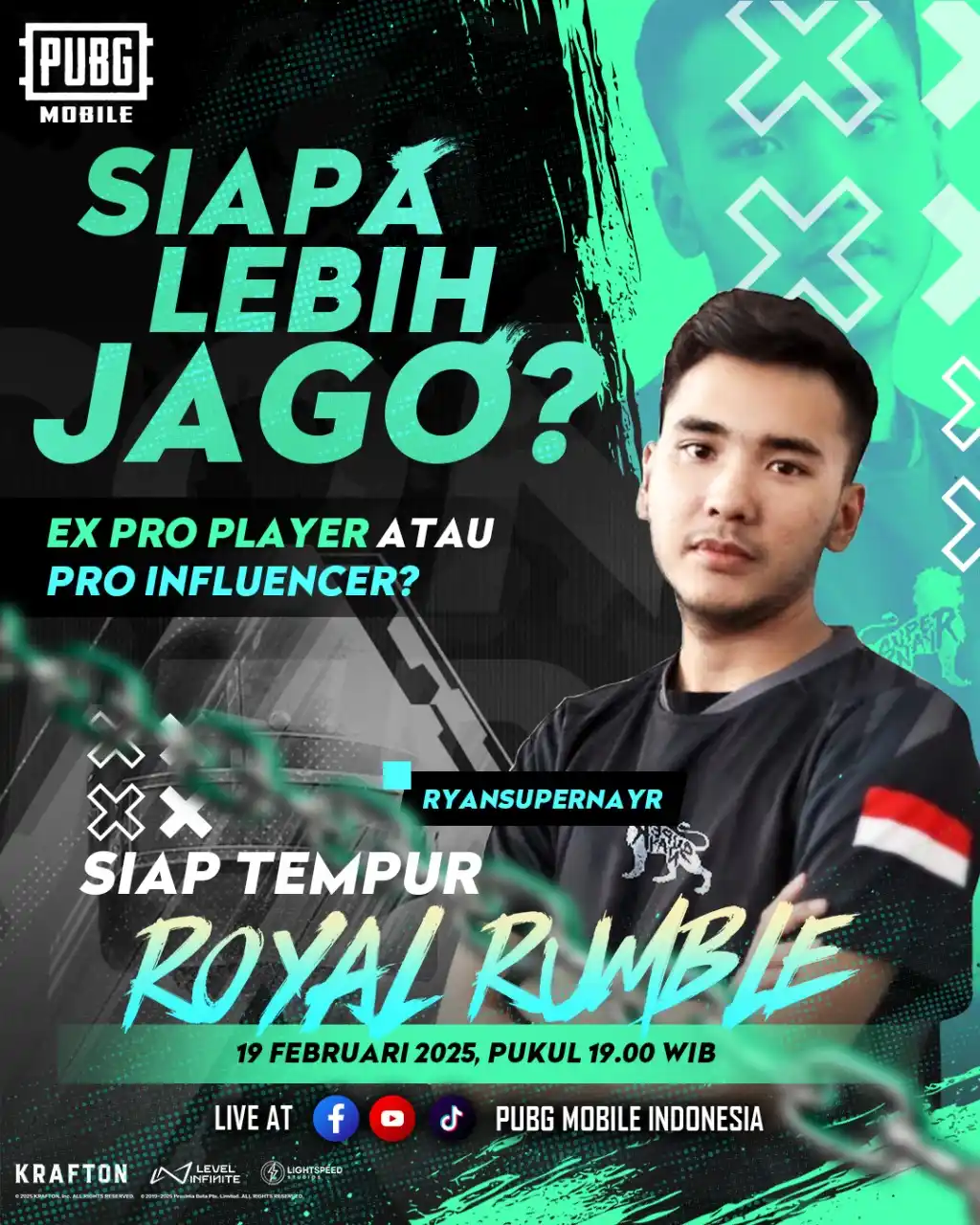 Image from PUBG MOBILE Indonesia: Pertanyaan sulit ini akan terjawab! Pertarungan telah dimulai! Saksika...