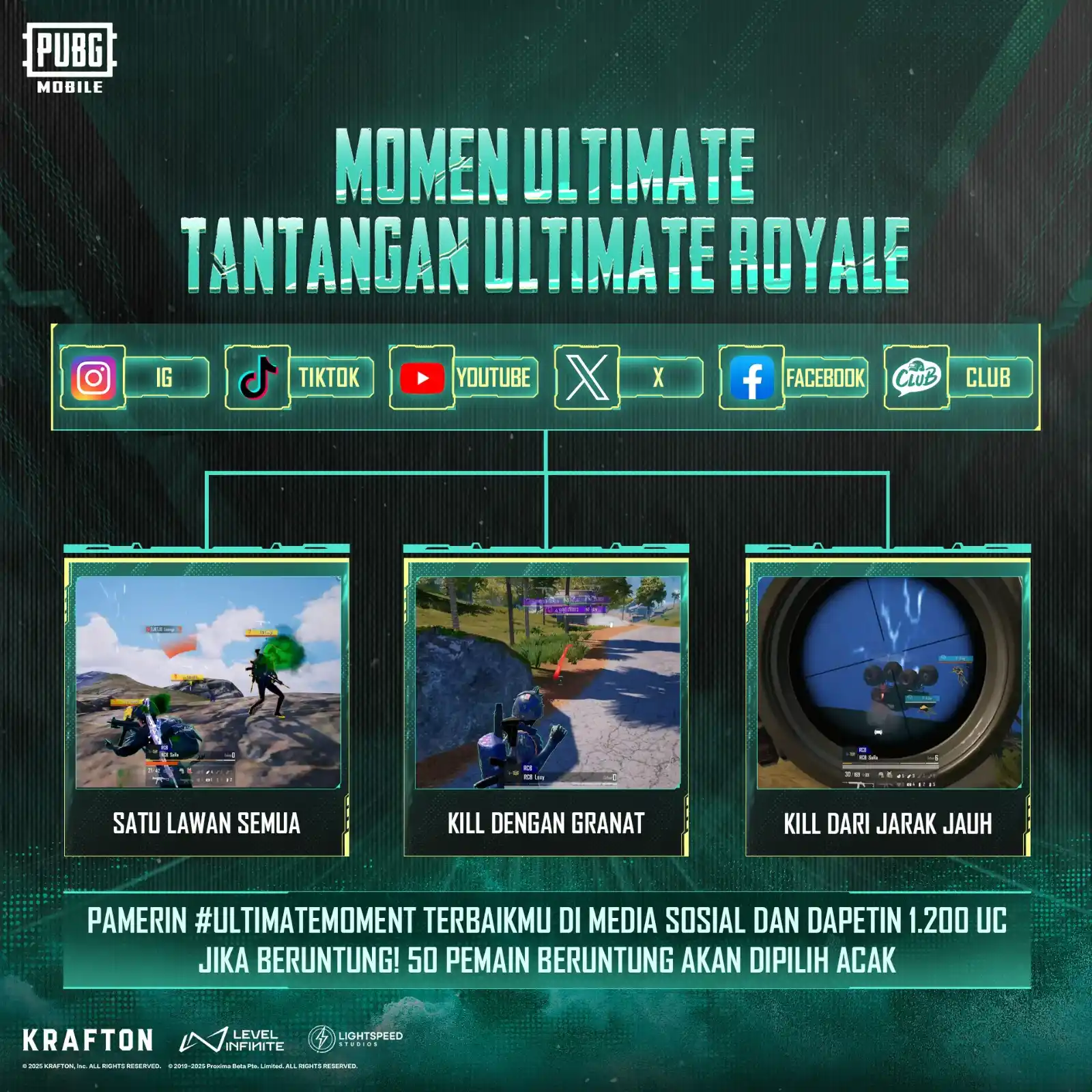 Image from PUBG MOBILE Indonesia: pubgmobile_id Punya momen keren di mode Ultimate Royale?😉🔥 Yuk pamer...