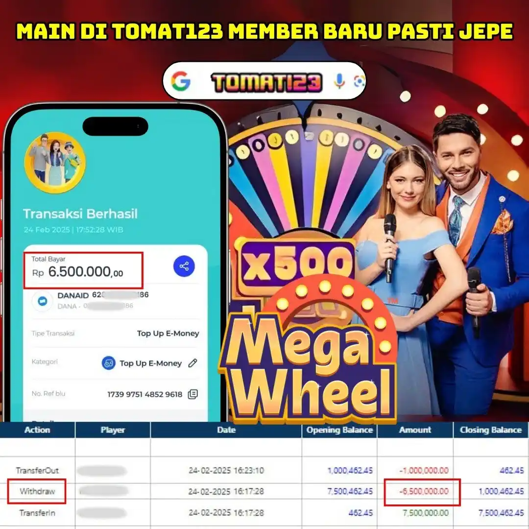 Image from Tempat cuan bareng: 🔥MAIN DI MEGA WHEEL PASTI GACOR🔥 Selamat kepada : 🎮 User ID : vikx...